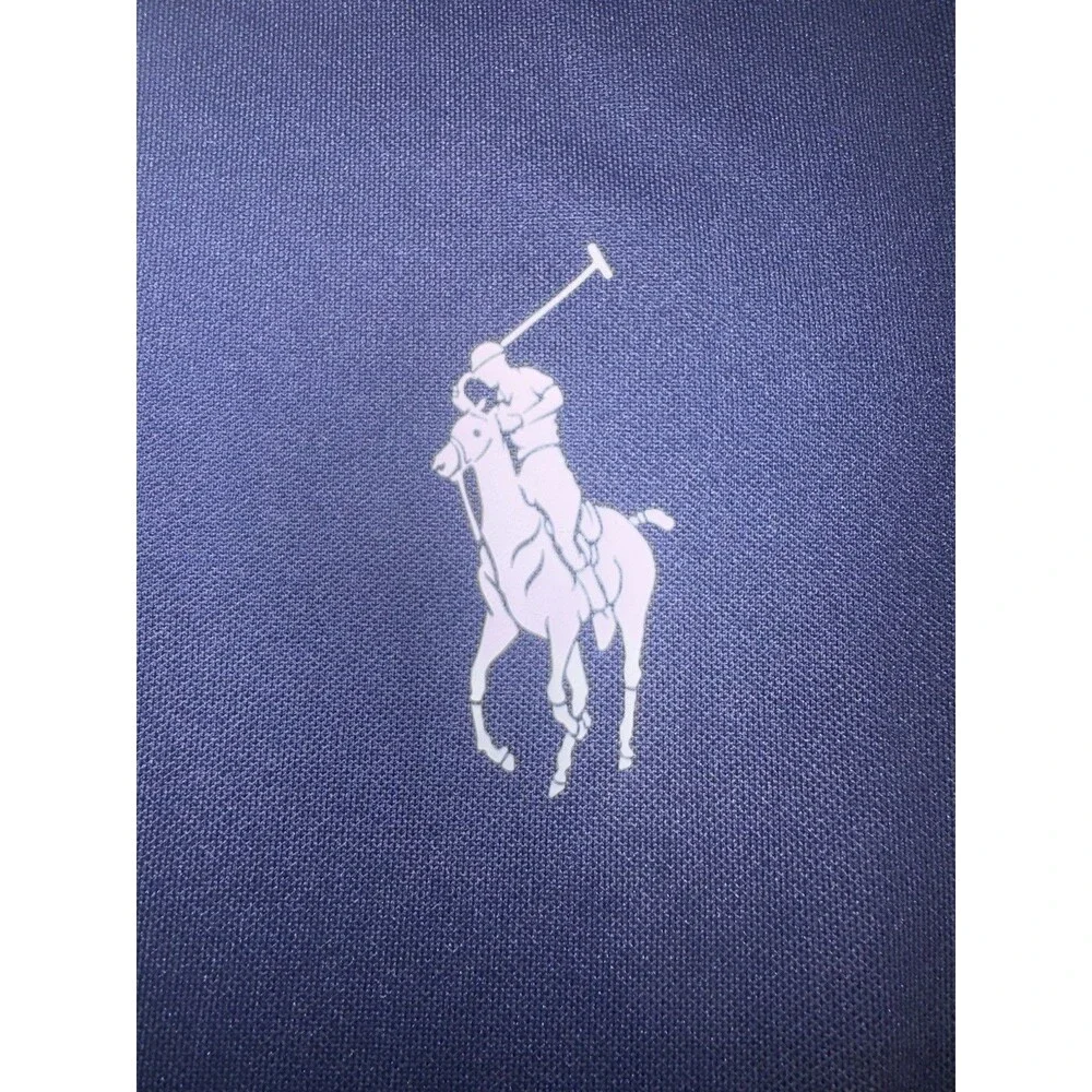 NWT US Open Polo Ralph Lauren Umpire Polo Shirt Long Sleeve Navy Medium Tennis